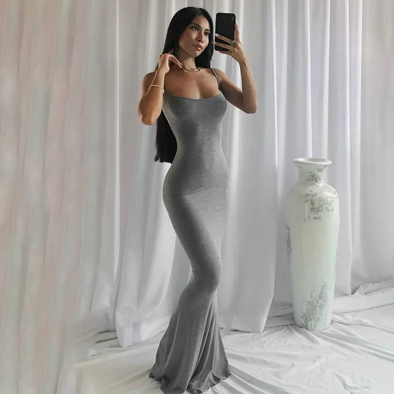 Vestido Bodycon Longo - Brunet